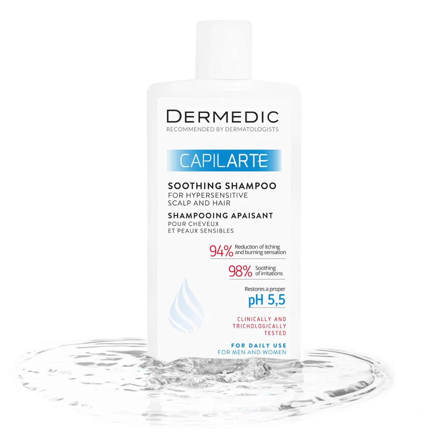 Dermedic - Shampoo - cuero cabelludo sensible / SOOTHING SHAMPOO FOR HYPERSENSITIVE SCALP AND HAIR 300 ML