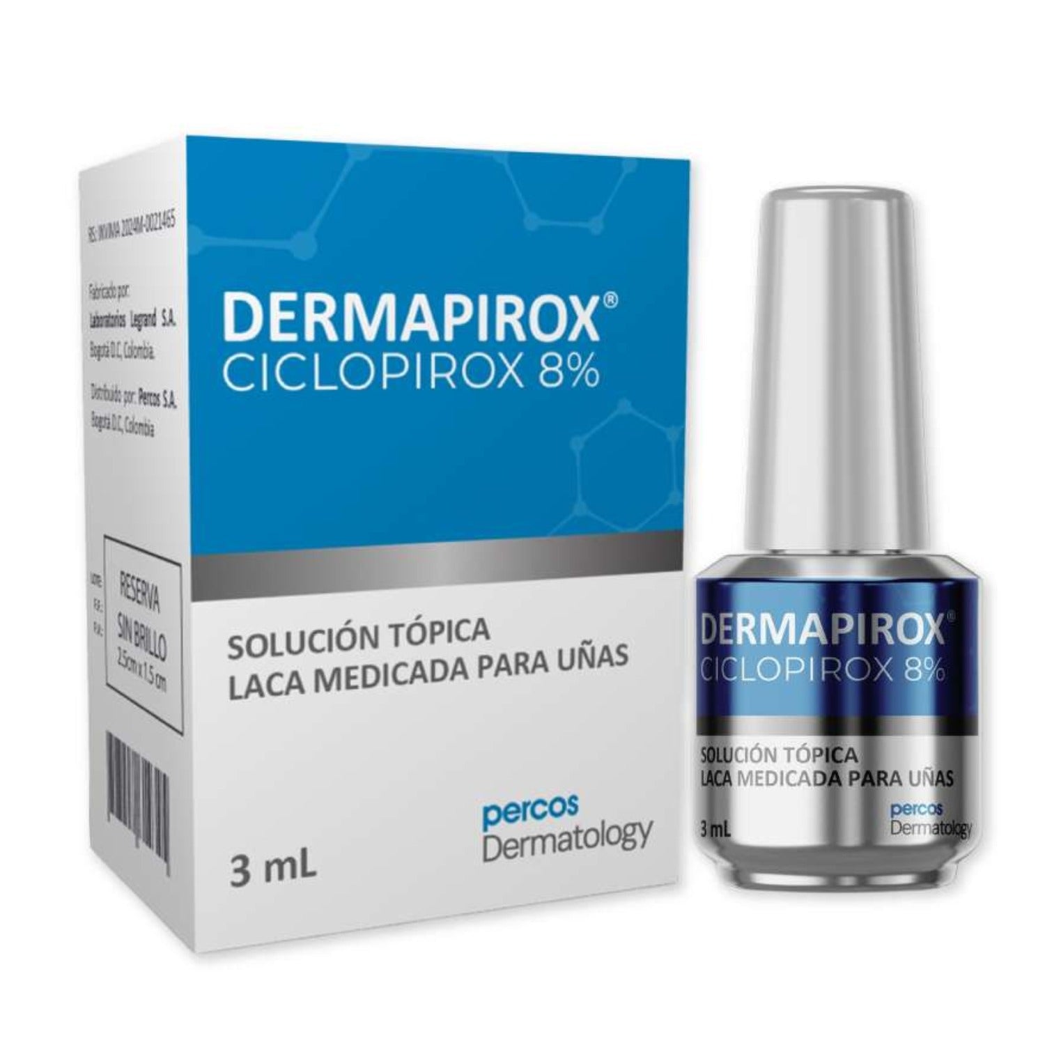 DERMAPIROX CICLOPIROX 8%
